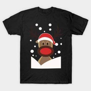 Little Red Nose Raindeer T-Shirt